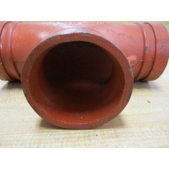 Victaulic 2-12" 73mm style 20 2-12" 73MM Style 20 Pipe Tee - New No Box