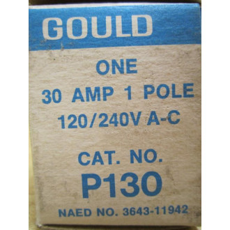 Gould P130 30 Amp Circuit Breaker