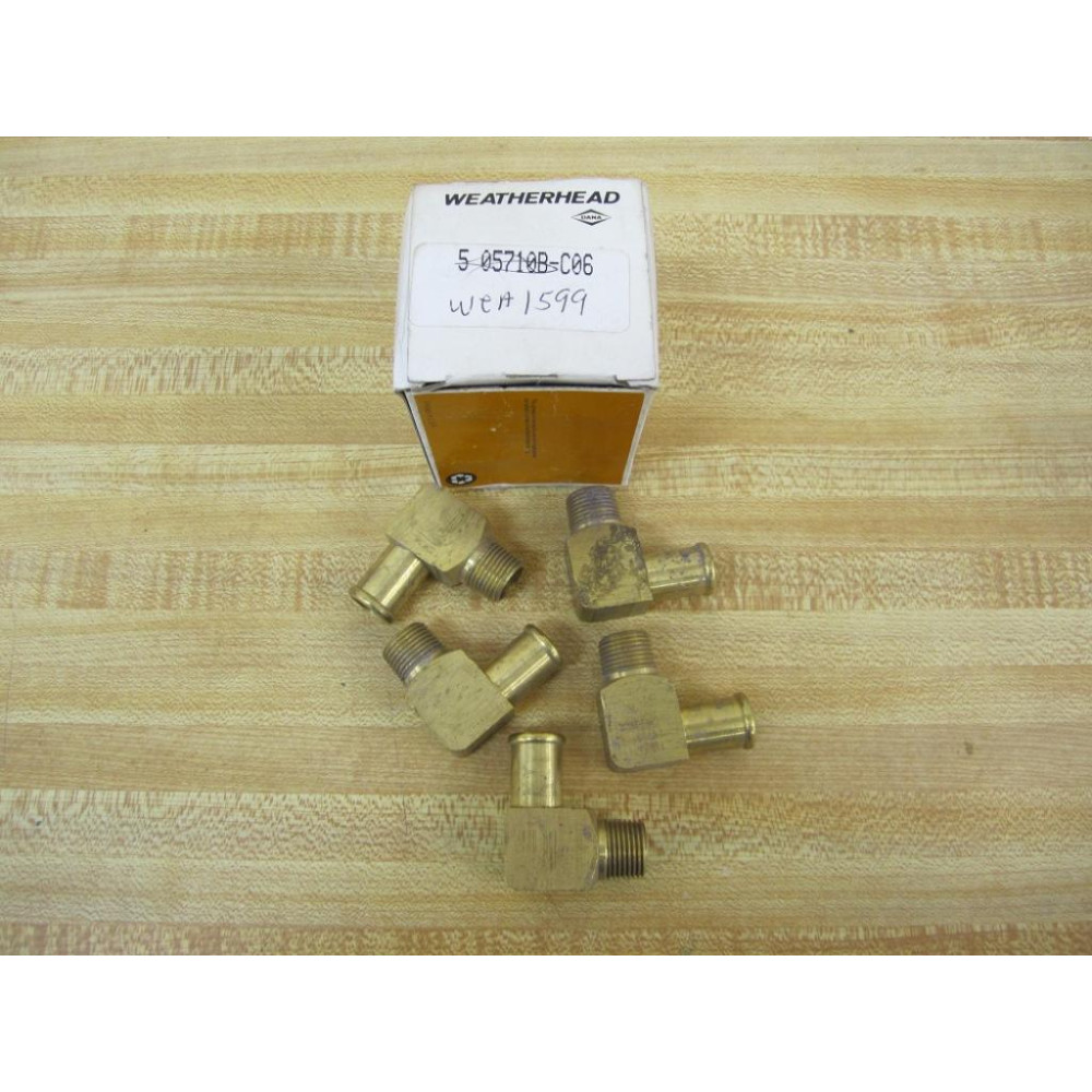 Weatherhead 441459-131280 58x38 Brass Hose (Pack of 5)