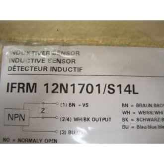 Baumer Electric IFRM 12N1701S14L Sensor