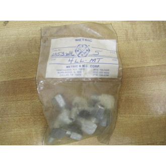 Metric 2353WE Elbow Connector (Pack of 5)