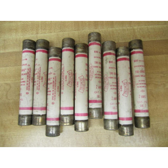 Shawmut TRS-2 Time Delay Fuse Pack Of 9 - New No Box