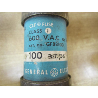 GE General Electric GF8B100 Current Limiting Fuse - Used
