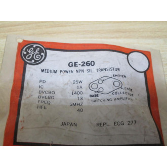 General Electric GE-260 Transistors (Pack of 4)