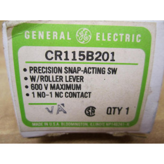 General Electric CR115B201 Snap Acting Switch