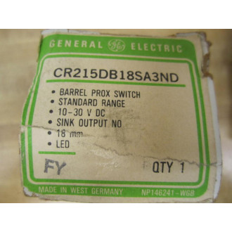 General Electric CR215DB18SA3ND Proximity Switch