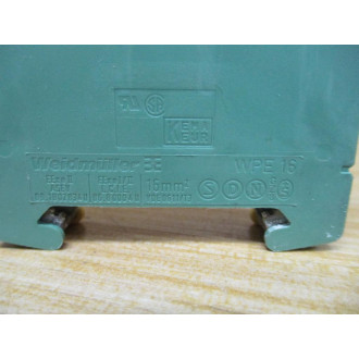 Weidmuller WPE16 Terminal Block 1010400000 (Pack of 3) - Used