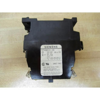 Siemens 3TH8031-0E Auxiliary Contact 3TH80310E - New No Box