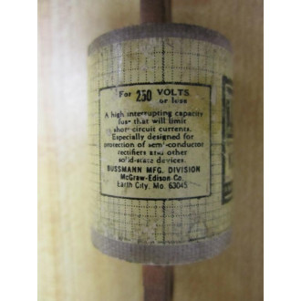 Buss KAB-100 Bussmann Tron Fuse KAB100 (Pack of 3) - New No Box