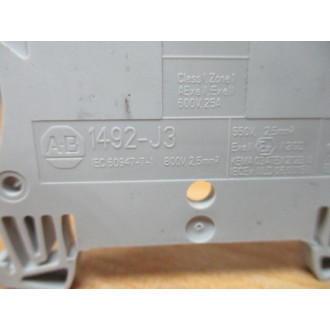 Allen Bradley 1492-J3 Terminal Blocks 1492J3 (Pack of 35) - Used