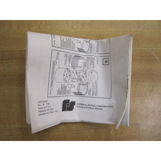 Federal Signal LSL-120G Signal Stackable Light WO Bulb