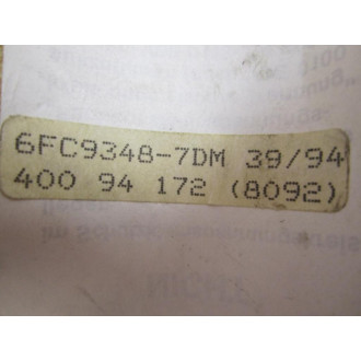 Siemens 6FC9-348-7DM Cable Connector 6FC93487DM - New No Box