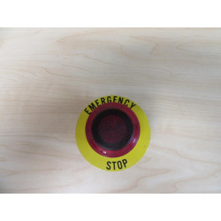 Allen Bradley 800T-FXTQ24RA1 E-Stop Push Button WE-STOP Legend - Used