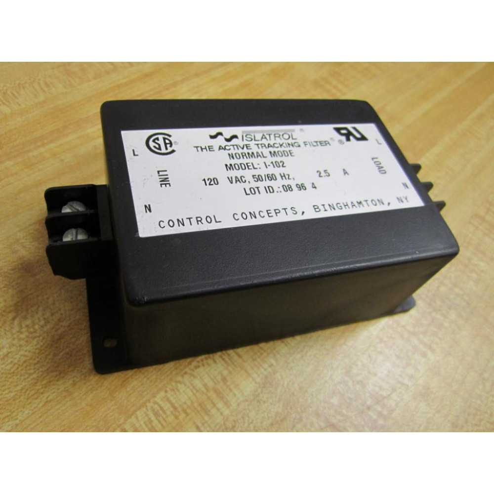 Islatrol I-102 1102 Active Tracking Filter - Used