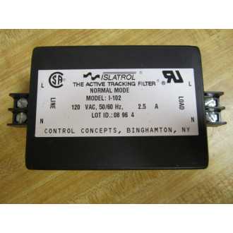 Islatrol I-102 1102 Active Tracking Filter - Used