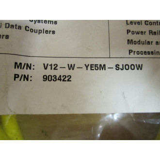 Pepperl + Fuchs 903422 Cable Accessory V12-W-YE5M-SJ00W
