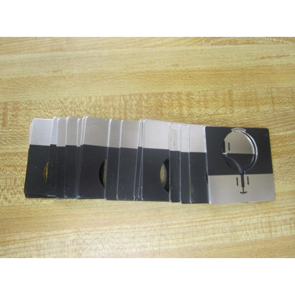 Cutler Hammer 10250TPP18 Eaton Legend Plate Pack Of 18 - New No Box