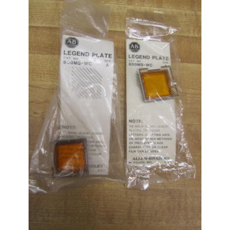 Allen Bradley 800MS-WC Plate Series A (Pack of 2)