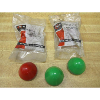 Cutler Hammer 10250TC1 Eaton Plastic Lens (Pack of 3) - New No Box