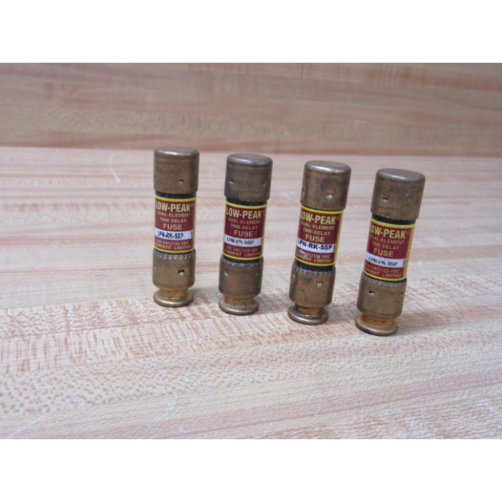 Bussmann LPN-RK-5SP Cooper LPNRK5SP Fuse (Pack of 4) - New No Box