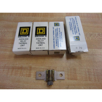 Square D B70 Overload Relay Heater Element B70.0 (Pack of 4)