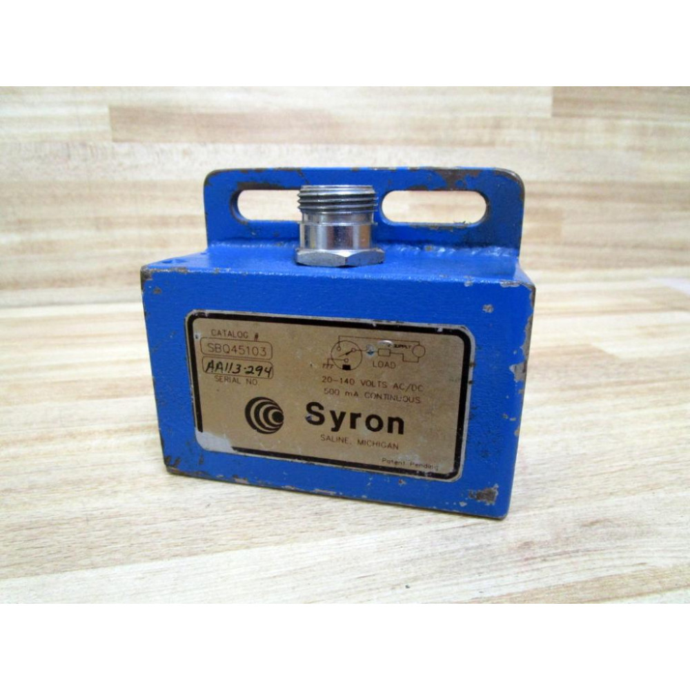Syron SBQ45103 Mini Connector - Used