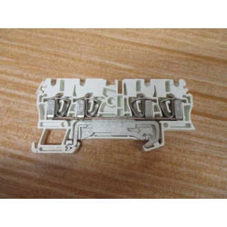 Weidmuller ZPES 2.54AN WS Terminal Block ZPES254ANWS (Pack of 15) - Used