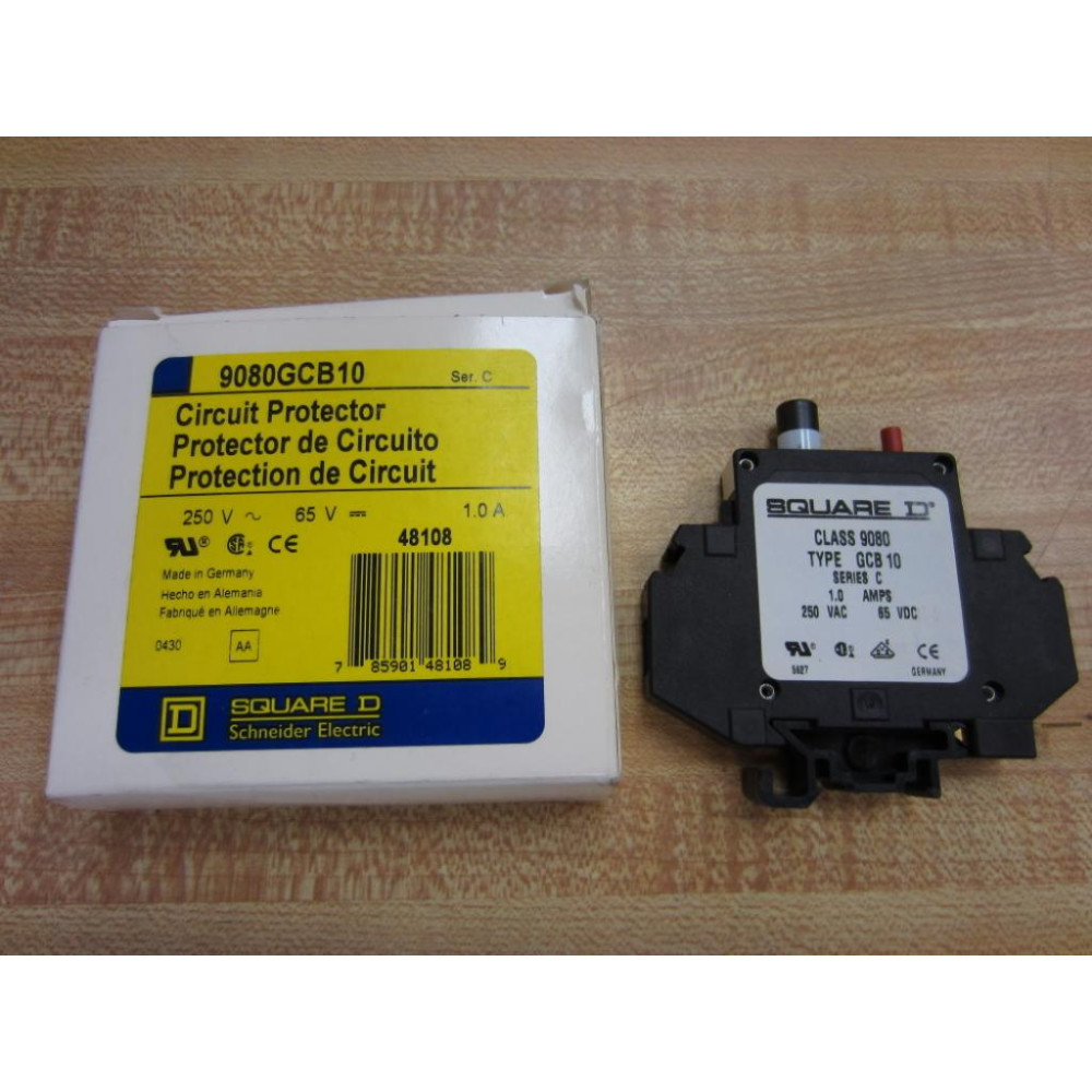 Square D 9080 GCB10 Circuit Breaker 48108 (Pack of 11)