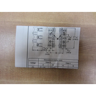Allen Bradley 1491-N122 Fuse Block 1491N122 Series B (Pack of 4)