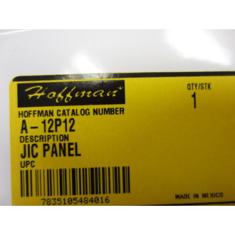 Hoffman A-12P12 Jic Panels A12P12 (Pack of 4)