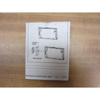 Cooper LPX70RWH Exit Sign