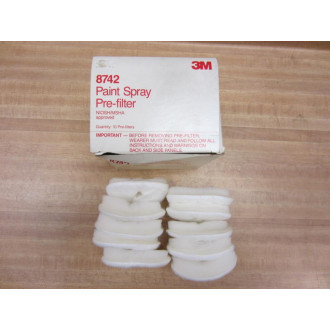 3M 8742 Paint Spray Pre-Filter 08742 (Pack of 10)