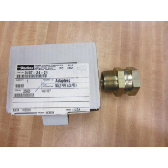 Parker 0107-24-24 NPTNPTF x NPSM Swivel   01072424