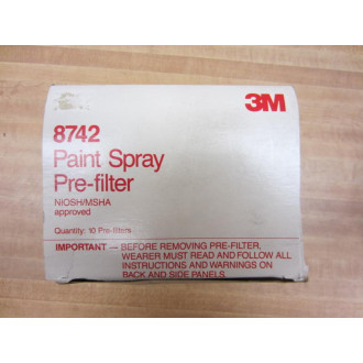 3M 8742 Paint Spray Pre-Filter 08742 (Pack of 10)