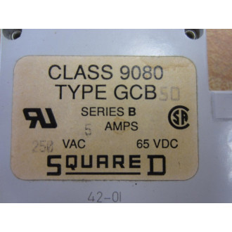 Square D 9080 GCB-50 Circuit Breaker Series B - Used