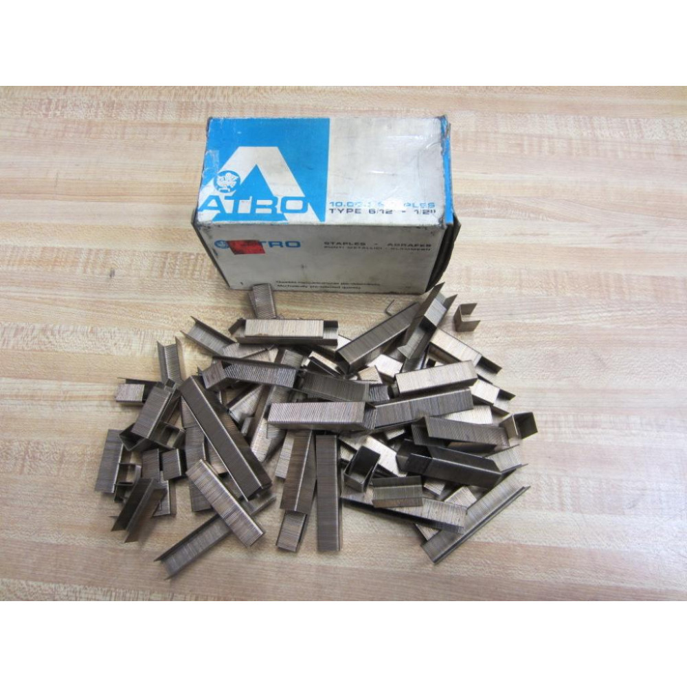 Atro 3306003 Staples Type 612-12" Pack Of Approximately 5000 - New No Box