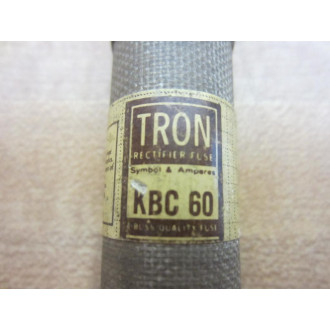 Bussmann KBC 60 Tron KBC60 Rectifier Fuse - New No Box