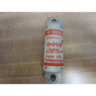 Gould Shawmut Ferraz A70P70-4 Mersen Amp-Trap Fuse A70P704 - Used