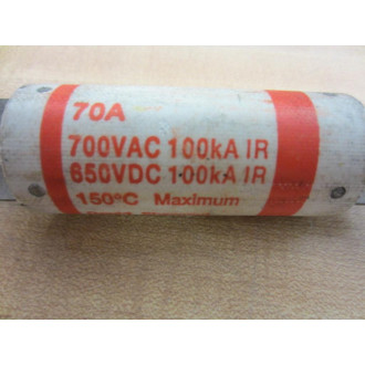 Gould A70P70-4 Shawmut A70P704 Amp-Trap Semiconductor Fuse 70 Amp - Used