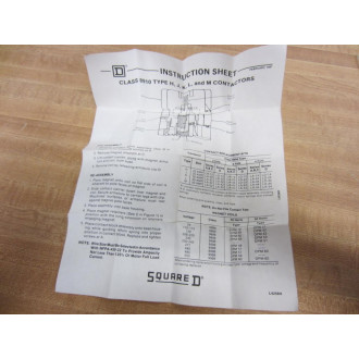 Square D 9998 LA-53 Contact Replacement Kit Series CD