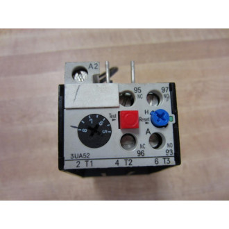 Siemens 3UA5200-1H Overload Relay 3UA52001H - Used