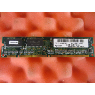 Apacer 75.52423.125 7552423125 32MB UNB PC100 SDRAM Module - Used