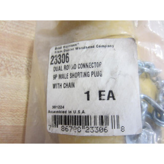 Brad Harrison 23306 Yellow Shorting Plug With Chain