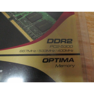 PNY DDR2 1 GB Optima Memory PC2-5300