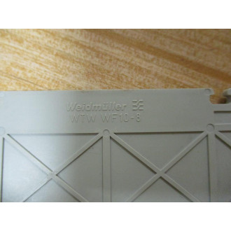 Weidmuller WTW WF10-8 Partition Plate WTWWF108 (Pack of 6) - New No Box