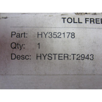 Hyster HY352178 Pin T2943