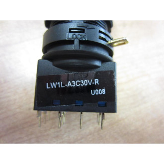 IDEC LW1L-A3C30V-R Red Mushroom Head Push Button LW1LA3C30VR - New No Box