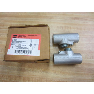 Crouse & Hinds EYS31 Vertical Or Horizontal Female (Pack of 2)