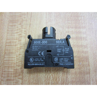 Allen Bradley 800E-3DL3G Module With Latch Series B