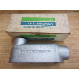 O-ZGedney LB-200 LB200 Conduit Body 2"